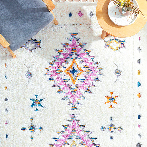 Multi-coloured Diamond Polypropylene Rug | Bursting with Style and ...