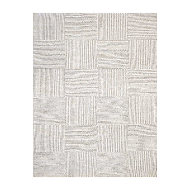 Braided Rug With Inset Handmade Wool Braid Rug | Buy Online - Beige Geometric Contemporary ...
