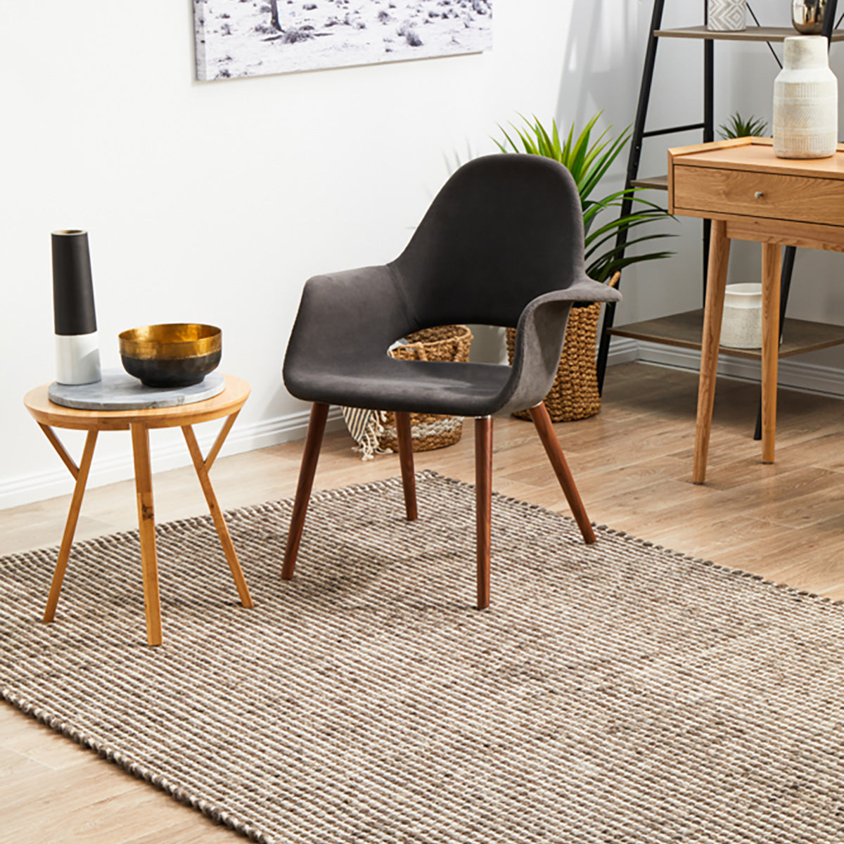 Skandi 300 Brown Rug | Shop Skandinavian Collection Online – Life Interiors