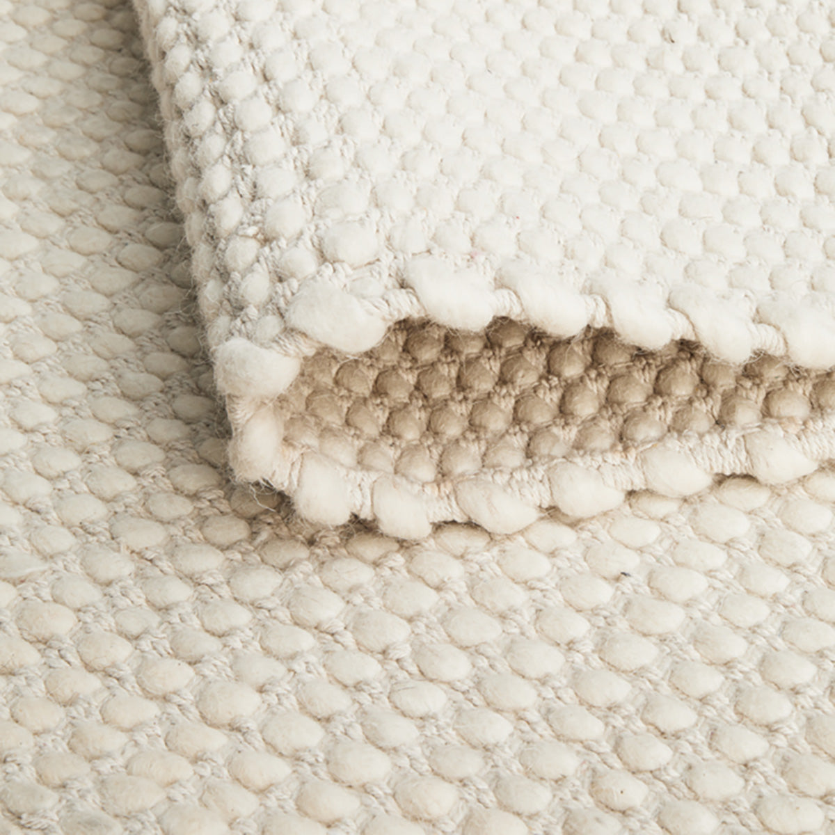 Skandi 300 White Wool Rug | Buy Online for Scandinavian Weave Elegance ...