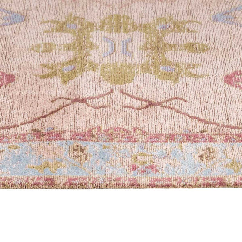 Dakota Bordered Floral Runner Rug