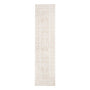 Josephine Tribal Transitional Runner Rug - Ivory / Cream / 0.8 x 3m