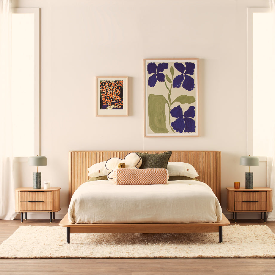 Rio Bedside Table (2 Drawer) – Life Interiors
