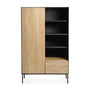 Blackbird 1 Door & 1 Drawer Cupboard - Oak
