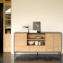 Blackbird 3 Doors & 2 Drawers Sideboard (180cm x 90cm) - Oak