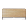 Whitebird 2 Door & 3 Drawer Sideboard - Oak / 180 x 80cm
