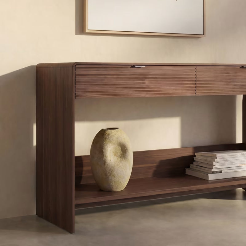 Norlen 2 Drawer &amp; Shelf Sideboard