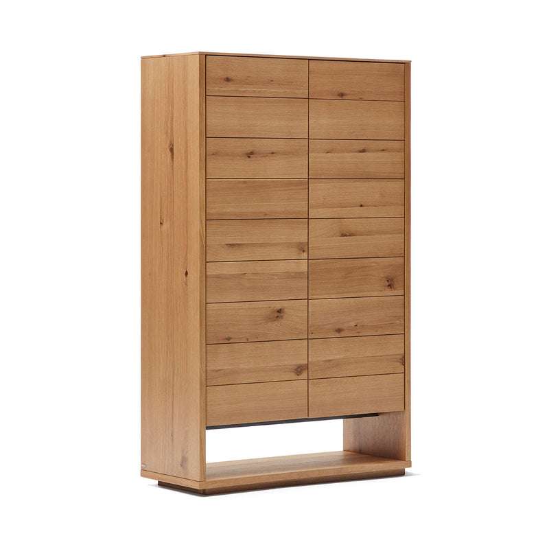 Alguema Tall 2 Doors Oak Sidebard