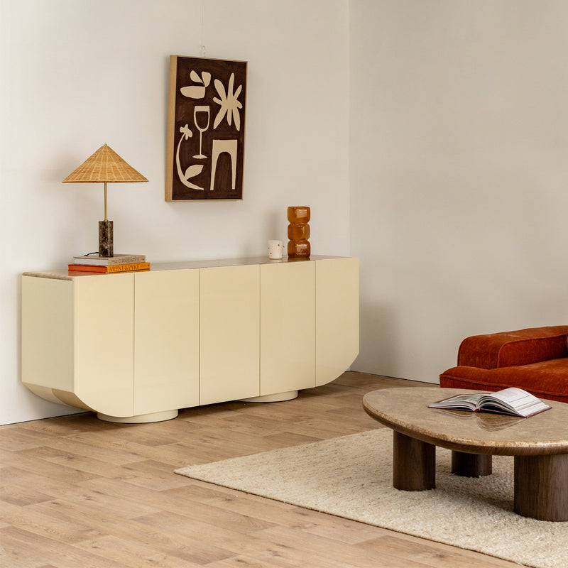 Ivory Emperador Brown Marble