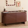 Sorrento Marble Sideboard - Burgundy / Rosso Marble