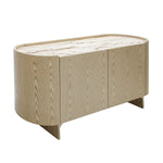 Oak/Brown Vein Marble