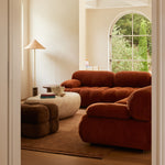 Terracotta Textured Velvet