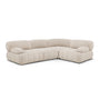 Bowie 4 Corner Seater Modular Sofa (Right) - Sand Boucle
