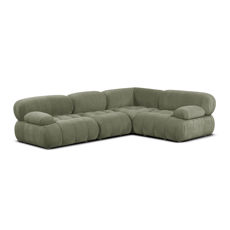 Olive Textured Velvet