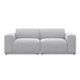 Bailey Fabric 2.5 Seater Modular Sofa - Dove Grey