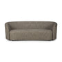 Ellipse 3 Seater Fabric Sofa - Ash