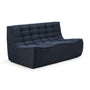 N701 Eco Fabric 2 Seater Sofa - Graphite
