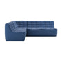 N701 4 Seater Modular Corner Sofa - Blue