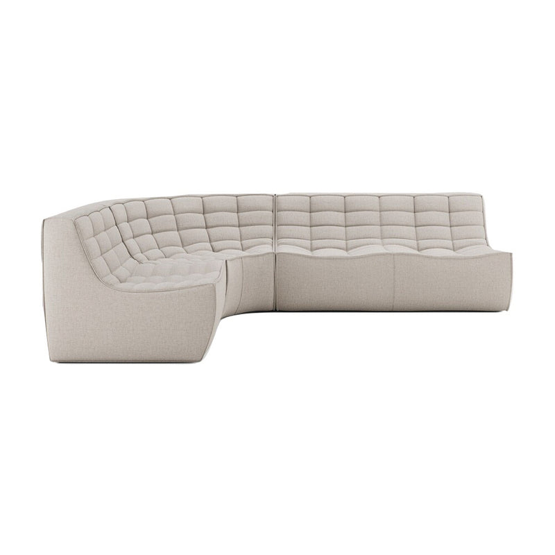 N701 4 Seater Modular Round Corner Sofa
