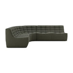 N701 4 Seater Modular Round Corner Sofa