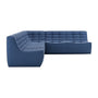 N701 5 Seater Modular Corner Sofa - Blue