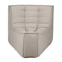 N701 Sofa Small Round Modular Corner (45 Degrees) - Beige