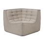 N701 Sofa Small Square Modular Corner (90 Degrees) - Ecru