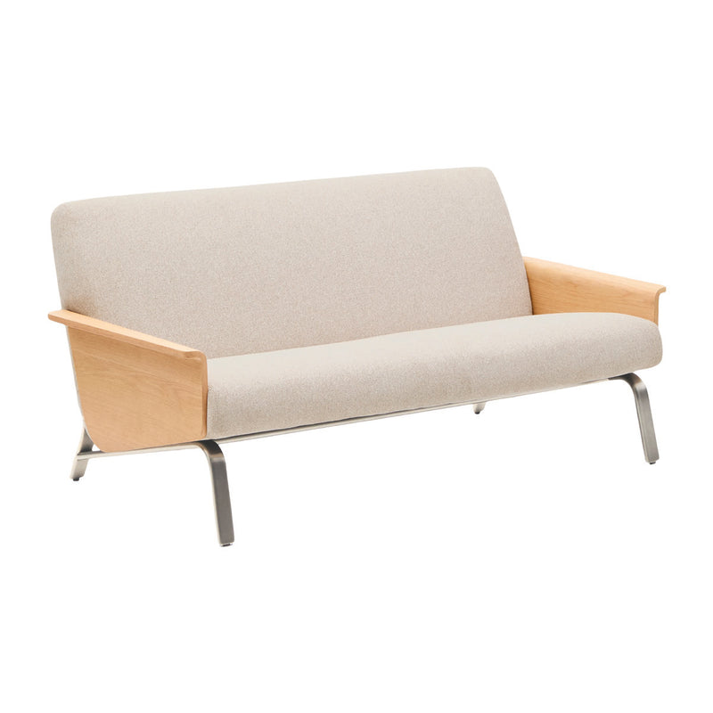 Beige / Oak / 2 Seater