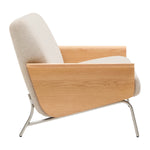 Beige / Oak / 2 Seater