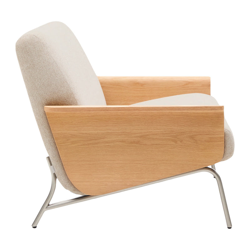 Beige / Oak / 2 Seater