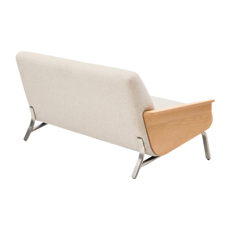 Beige / Oak / 2 Seater