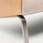 Beige / Oak / 2 Seater
