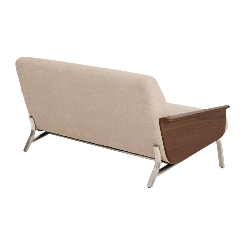 Light Brown / Walnut / 2 Seater