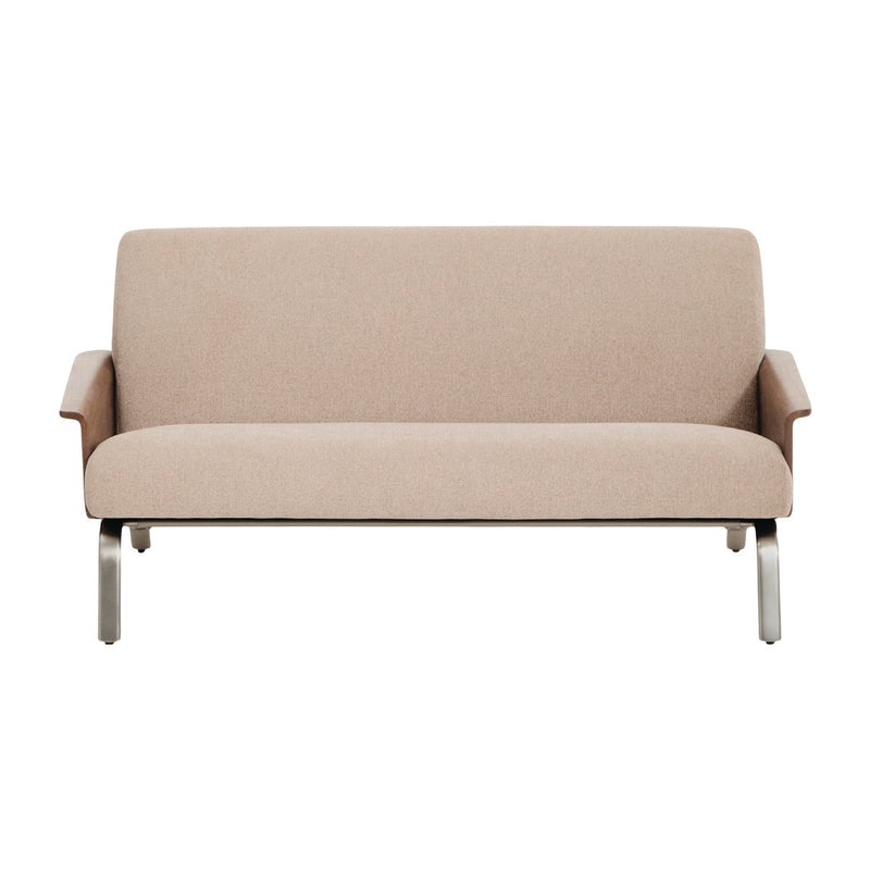 Light Brown / Walnut / 2 Seater