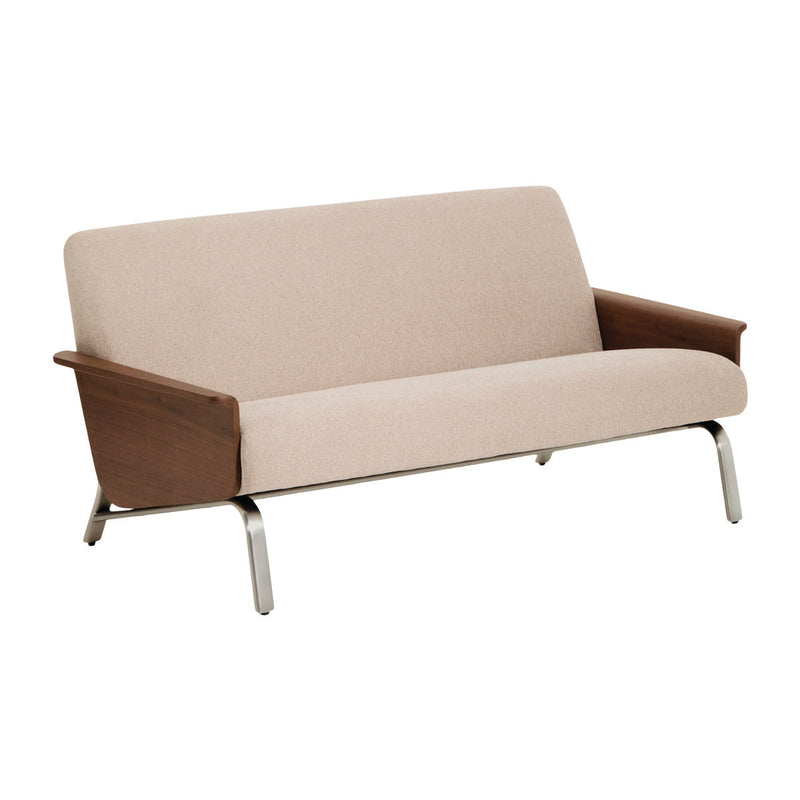Light Brown / Walnut / 2 Seater