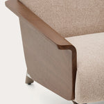 Light Brown / Walnut / 2 Seater