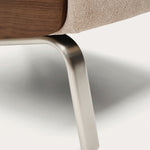 Light Brown / Walnut / 2 Seater