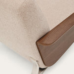 Light Brown / Walnut / 2 Seater