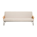 Beige / Oak / 3 Seater