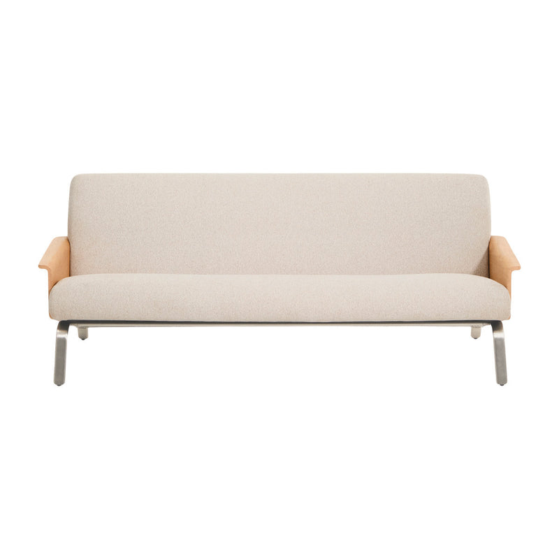Beige / Oak / 3 Seater