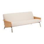 Beige / Oak / 3 Seater