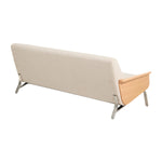 Beige / Oak / 3 Seater