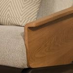 Beige / Oak / 3 Seater