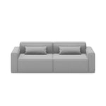 Mix Fabric Left Arm Sofa