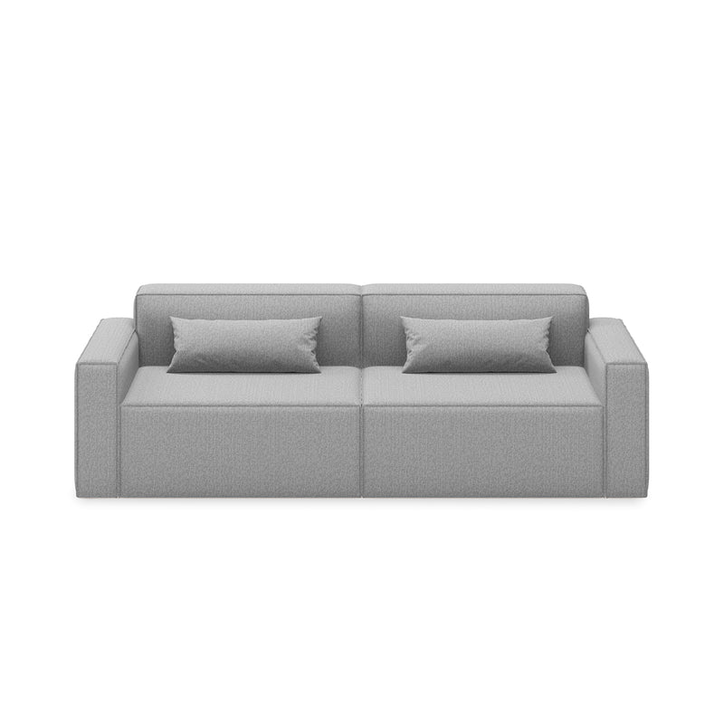 Mix Fabric Left Arm Sofa