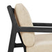 Jack Outdoor Fabric 3 Seater Sofa (Teak Black, Natural)