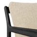 Jack Outdoor Fabric 3 Seater Sofa (Teak Black, Natural)
