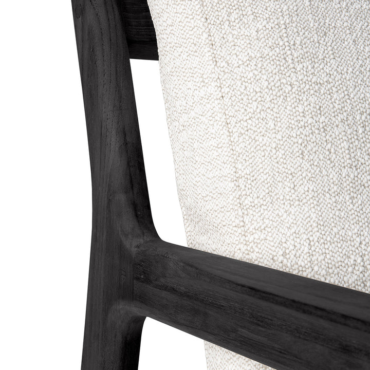 Jack Outdoor Fabric 4 Seater Sofa (Teak Black, Off White)