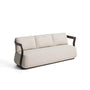 Tamaris Outdoor 3 Seater Sofa - Brown / 217cm