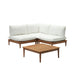 Portitxol Modular Outdoor 3 Seat Sofa And Coffee Table Set